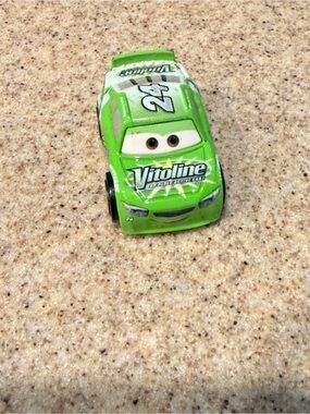 Pixar Mini Racer - Vitoline Green Race Car Toy - Kids Collectible